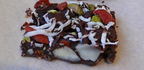 Paleo chocolate bliss bars